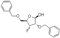 CAS 登录号：123369-31-3, 3-脱氧-3-氟-2,5-二-O-(苯基甲基)-beta-D-呋喃核糖