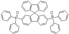 structure of CAS# 1234510-13-4, 2,7-双(二苯基氧膦基)-9,9'-螺双[芴]