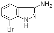 structure of CAS# 1234616-28-4, 7-溴-1H-吲唑-3-胺