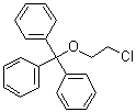 CAS # 1235-23-0, 2-Chloroethyl triphenylmethyl ether, 2-Chloroethyl trityl ether, NSC 9178