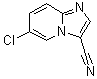 structure of CAS# 123531-24-8, 6-氯咪唑并[1,2-a]吡啶-3-甲腈