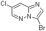 structure of CAS# 1235545-87-5, 3-Bromo-7-chloroimidazo[1,2-b]pyridazine
