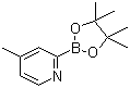 structure of CAS# 1236119-88-2, 4-Methylpyridine-2-boronic acid pinacol ester