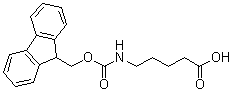 structure of CAS# 123622-48-0, 5-[[(9H-Fluoren-9-ylmethoxy)carbonyl]amino]pentanoic acid