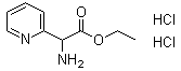 structure of CAS# 1236254-79-7, alpha-氨基-2-吡啶乙酸乙酯二盐酸盐