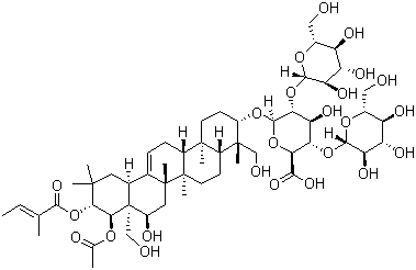 structure of CAS# 123748-68-5, 七叶皂苷 A