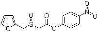 structure of CAS# 123855-55-0, 2-(2-呋喃甲基亚磺酰基)乙酸对硝基苯酚酯