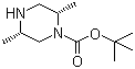 structure of CAS# 1238951-37-5, (2S,5S)-2,5-二甲基-1-哌嗪甲酸叔丁酯