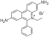 structure of CAS# 1239-45-8, 溴化乙啶