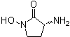 structure of CAS# 123931-04-4, (3R)-3-Amino-1-hydroxy-2-pyrrolidinone