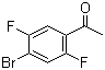 structure of CAS# 123942-11-0, 4'-溴-2',5'-二氟苯乙酮