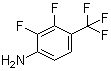 structure of CAS# 123950-46-9, 2,3-二氟-4-(三氟甲基)苯胺