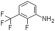 2-Fluoro-3-(trifluoromethyl)aniline molecular structure (CAS 123973-25-1)