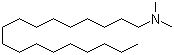 N,N-Dimethyloctadecylamine molecular structure (CAS 124-28-7)