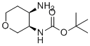 structure of CAS# 1240390-36-6, 叔-丁基((3R,4R)-4-氨基四氢-2H-吡喃-3-基)氨基甲酸酯