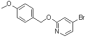 structure of CAS# 1240620-32-9, 4-溴-2-[(4-甲氧基苯基)甲氧基]吡啶