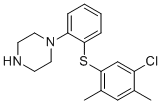 CAS # 1240670-87-4, 1-{2-[(5-Chloro-2,4-dimethylphenyl)sulfanyl]phenyl}piperazine