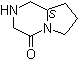 structure of CAS# 124072-84-0, (8aS)-六氢-吡咯并[1,2-a]吡嗪-4(1H)-酮