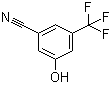 structure of CAS# 1243459-56-4, 3-羟基-5-(三氟甲基)苯腈