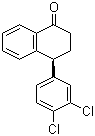 structure of CAS# 124379-29-9, 4-(3,4-二氯苯)-3,4-二氢-2H-萘-1-酮