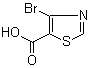 structure of CAS# 1244949-48-1, 4-溴-5-噻唑羧酸