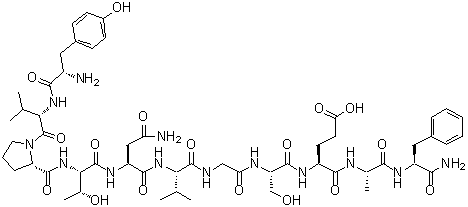 CAS 登录号：124501-79-7, L-酪氨酰-L-缬氨酰-L-脯氨酰-L-苏氨酰-L-天冬氨酰胺酰-L-缬氨酰甘氨酰-L-丝氨酰-L-alpha-谷氨酰-L-丙氨酰-L-苯丙氨酰胺