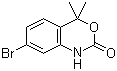 structure of CAS# 1245643-21-3, 7-溴-1,4-二氢-4,4-二甲基-2H-3,1-苯并恶嗪-2-酮