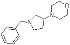 structure of CAS# 1245646-52-9, 4-[1-(苯基甲基)-3-吡咯烷基]吗啉