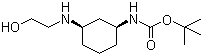 CAS 登录号：1245647-72-6, (1S,3R)-3-(2-羟乙基氨基)环己基氨基甲酸叔丁酯