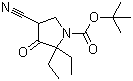 CAS # 1245806-93-2, 4-Cyano-2,2-diethyl-3-oxo-1-pyrrolidinecarboxylic acid tert-butyl ester