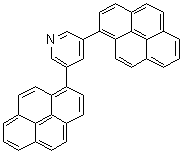 structure of CAS# 1246467-58-2, 3,5-二-1-芘基吡啶