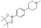 structure of CAS# 1247000-92-5, 4-(1-甲基-4-哌啶基)苯硼酸频哪醇酯