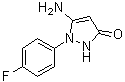 CAS 登录号：1247169-18-1, 5-氨基-1-(4-氟苯基)-1,2-二氢-3H-吡唑-3-酮