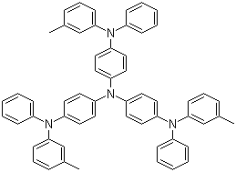 structure of CAS# 124729-98-2, 4,4',4''-Tris(N-3-methylphenyl-N-phenylamino)triphenylamine