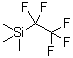 structure of CAS# 124898-13-1, 三甲基(全氟乙基)硅烷