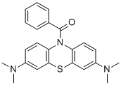 structure of CAS# 1249-97-4, Benzoyl leuco methylene blue