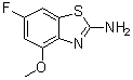 CAS # 1249139-53-4, 6-Fluoro-4-methoxy-2-benzothiazolamine