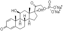 structure of CAS# 125-02-0, Prednisolone phosphate sodium