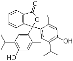 CAS 登录号：125-20-2, 百里酚酞, 百里香酚酞, 麝香草酚酞