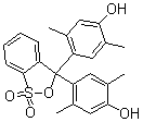 structure of CAS# 125-31-5, Xylenol blue