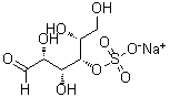 structure of CAS# 125113-68-0, D-半乳糖 4-(硫酸氢酯)单钠盐