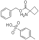structure of CAS# 125483-57-0, 1-氨基环丁烷-1-羧酸苄酯对甲苯磺酸盐