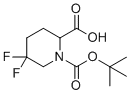 structure of CAS# 1255663-95-6, 1-(叔-丁氧羰基)-5,5-二氟哌啶-2-羧酸