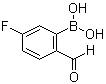CAS 登录号：1256355-30-2, 5-氟-2-甲酰基苯硼酸