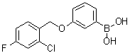 CAS 登录号：1256358-45-8, B-[3-[(2-氯-4-氟苯基)甲氧基]苯基]硼酸