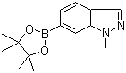 CAS 登录号：1256359-09-7, 1-甲基吲唑-6-硼酸频哪醇酯