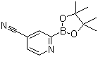 CAS 登录号：1256359-18-8, 4-氰基吡啶-2-硼酸频哪醇酯