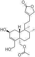 structure of CAS# 125675-09-4, 苦蒿素