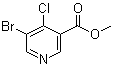 CAS # 1256808-62-4, 5-Bromo-4-chloro-3-pyridinecarboxylic acid methyl ester