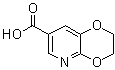 structure of CAS# 1256818-31-1, 2,3-Dihydro-1,4-dioxino[2,3-b]pyridine-7-carboxylic acid